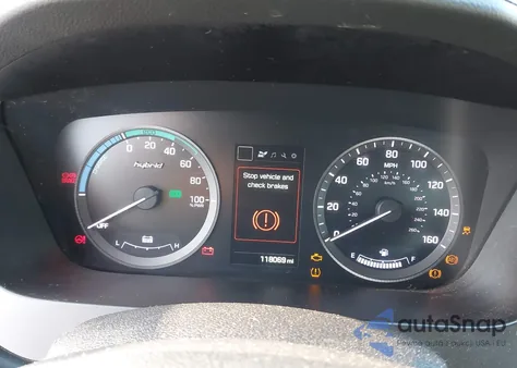 2017 Hyundai Sonata Hybrid Se from USA, damaged, VIN KMHE24L38HA061319